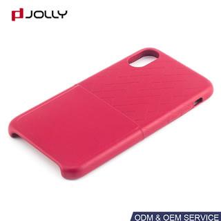 Funda protectora de cuero para iPhone X