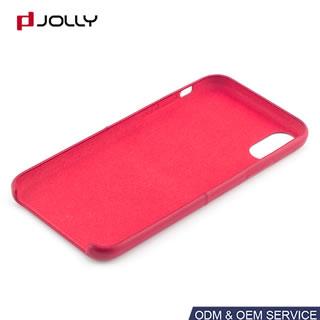 Funda protectora de cuero para iPhone X