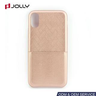 Funda protectora de cuero para iPhone X