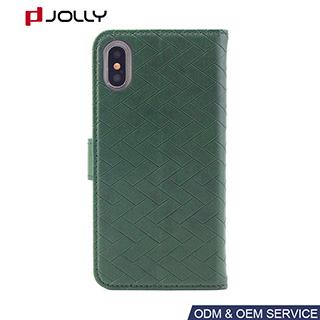 Funda billetera para iPhone X, funda flip case anti-golpes