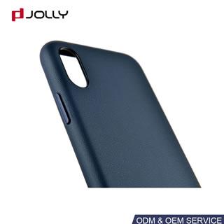 Funda de cuero anticaídas para iPhone