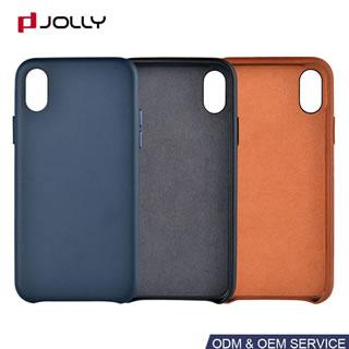 Funda de cuero anticaídas para iPhone