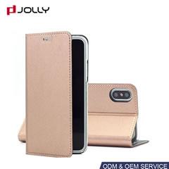 Funda flip cover brillante para iPhone X