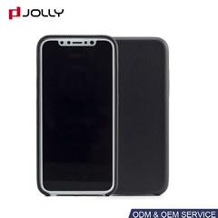 Carcasa protectora de cuero para iPhone X