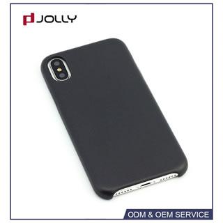 Carcasa protectora de cuero para iPhone X