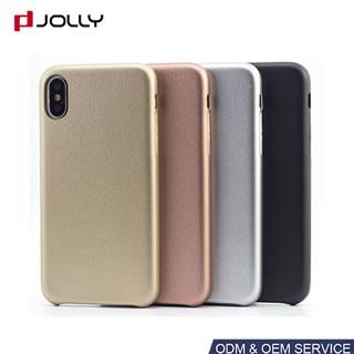 Carcasa protectora de cuero para iPhone X