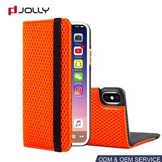 Funda protectora de malla tejida para iPhone X