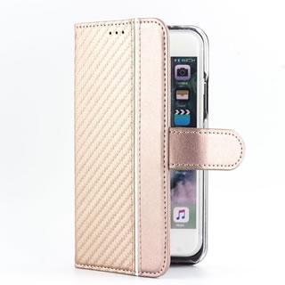 Funda flip cover de cuero sintético para iPhone X