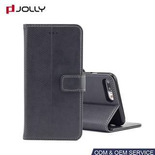 Funda de TPU con tapa de cuero para iPhone 8 Plus