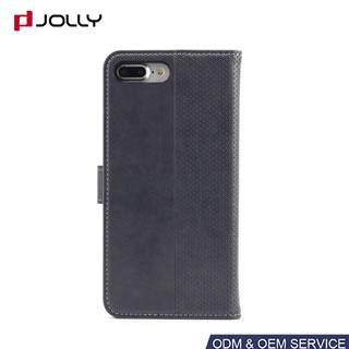 Funda de TPU con tapa de cuero para iPhone 8 Plus