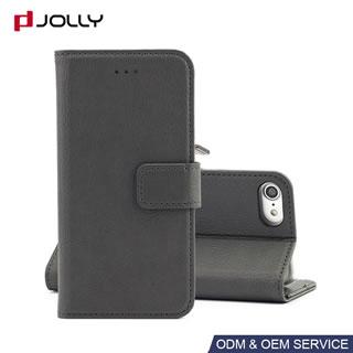 Funda cartera con agujero de altavoz para iPhone 8