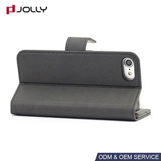 Funda cartera con agujero de altavoz para iPhone 8