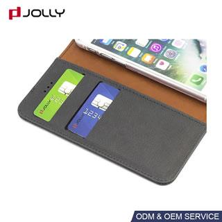 Funda cartera con agujero de altavoz para iPhone 8