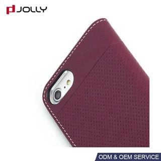 Funda cartera de cuero impermeable para iPhone 8