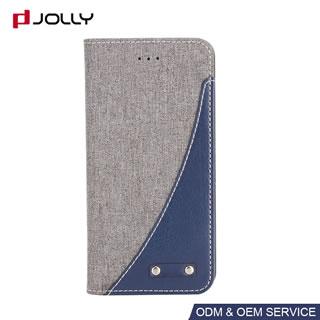 Funda de tela jean resistente al polvo para iPhone 8