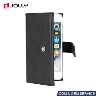 Funda cartera de cuero para iPhone 7