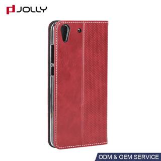 Funda flip cover de cuero para Huawei Y6II Compact