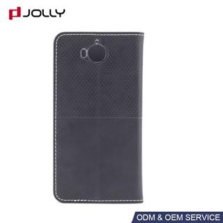 Funda flip cover de cuero resistente a la suciedad para Huawei Y5