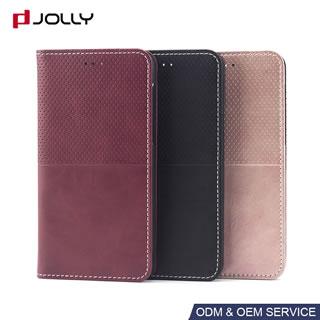 Funda flip cover de cuero resistente a la suciedad para Huawei Y5