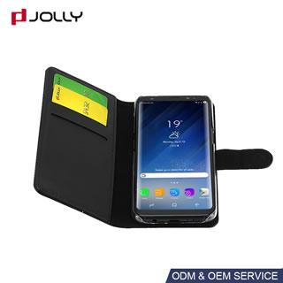 Funda cartera de cuero impermeable para Samsung Galaxy S8