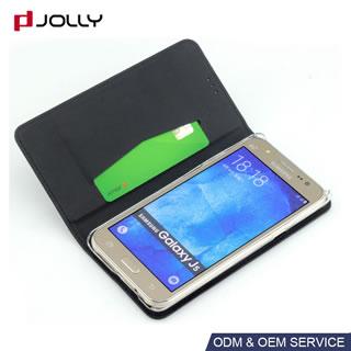 Funda flip cover de cuero para Samsung Galaxy J5