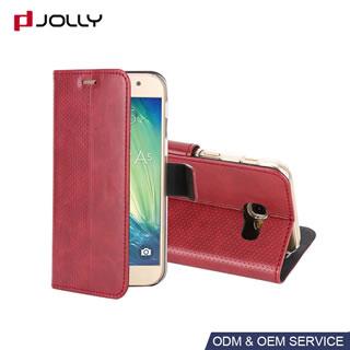 Funda cartera flip cover de PU para Galaxy A5