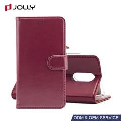 Funda flip cover de cuero para Lenovo K6 Note