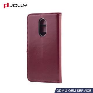 Funda flip cover de cuero para Lenovo K6 Note